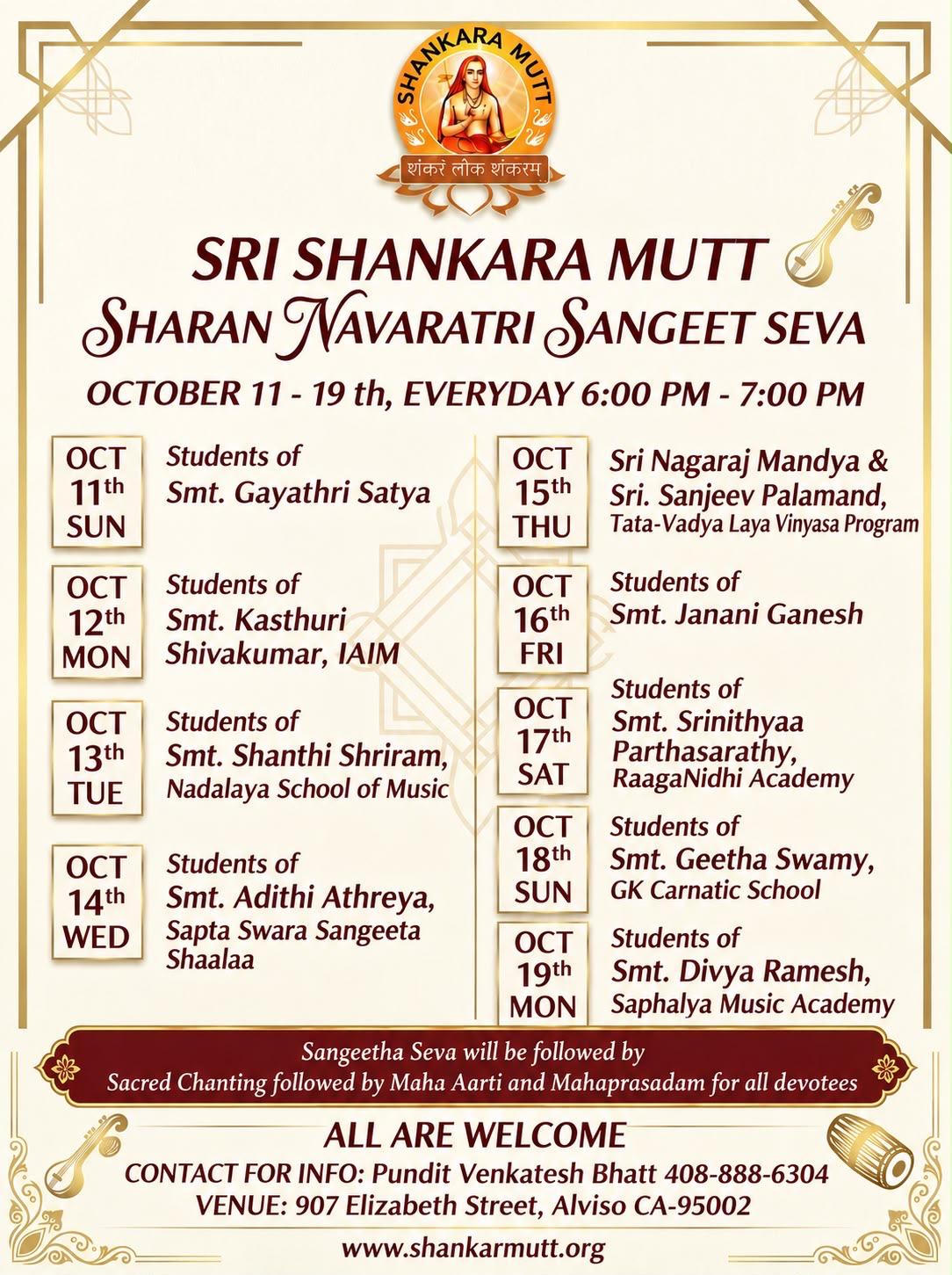 Sharan Navaratri Sangeet Seva